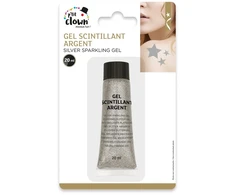 Kūno blizgučiai sidabro spalvos 20 ml