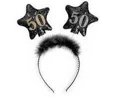 Lankelis "50 gimtadienis" juodas