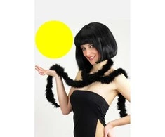 Marabou plunksnos 180cm geltonos