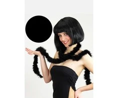 Marabou plunksnos 180cm juodos