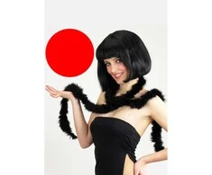 Marabou plunksnos 180cm raudonos