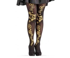 Pėdkelnės juodos "Steampunk"