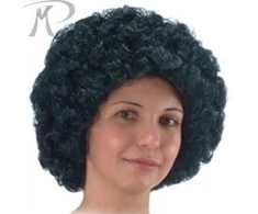 Perukas pop juodas