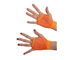 Pirštinės trumpos fluo oranžinės