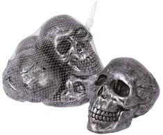 Plastikinės kaukolės 12 cm, 4 vnt.