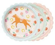 GoDan Popierinės lėkštutės "Arkliukas" 6vnt 18cm