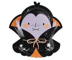 Popierinės lėkštutės "Drakula" 6vnt 23*25cm