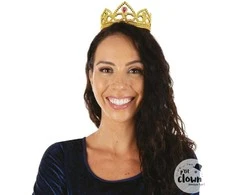 Princesės karūnėlė-tiara auksinė