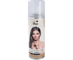 Purškiamas plaukų lakas - blizgučiai sidabriniai 125ml