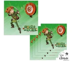 Servetėlės popierinės "Robin Hood" 6 vnt