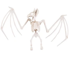 Šikšnosparnio skeletas 16 × 30 cm – Helovino dekoracija
