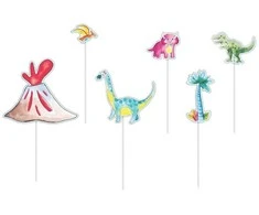 Smeigtukai tortui šventiniai "Dinozaurai" 6 vnt