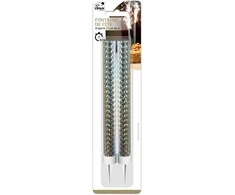 Torto fontanas-fejerverkas 2 vnt sidabrinis 17,5 cm