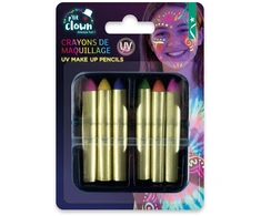 Ultravioletinių veido kreidelių rinkinys – 6 spalvos