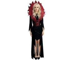 Vampyrės kostiumas suaugusiam L/XL