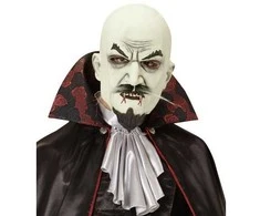 Vampyro kaukė su ūsais ir barzdele