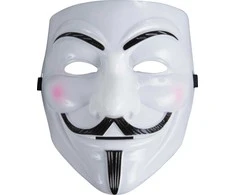 Veido kaukė "Anonymous" plastikinė