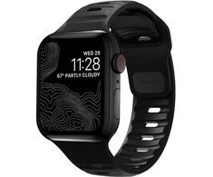 Apyrankė Nomad Sport Strap M/L, juodas - Apple Watch 49mm/46mm/45mm/44mm/42mm