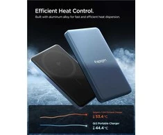 Spigen Essential 5000mAh 22.5W MagSafe Portable Charger, teal mėlynas EA2205MQ