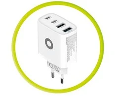 Įkroviklis Mobile Origin 40W GaN Wall Charger PW22 - 2x USB-C + 2x USB-A