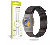 Dėklas Mobile Origin AirTag Strap, juodas cosmonaut