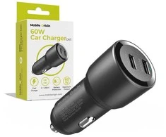 Automobilinis įkroviklis Mobile Origin Car Charger 60W 2 USB-C, CA11