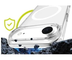 Dėklas Mobile Origin Hybrid MagSafe Case, clear - iPhone Air