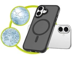 Mobile Origin Hibridinis „MagSafe“ dėklas, matinis juodas – „iPhone 17“