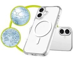 Mobile Origin hibridinis „MagSafe“ dėklas, skaidrus – „iPhone 17“