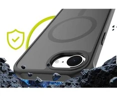 Dėklas Mobile Origin Hybrid MagSafe Case, matte juodas - iPhone 16e