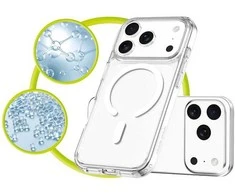 Mobile Origin hibridinis „MagSafe“ dėklas, skaidrus – „iPhone 17 Pro“