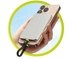Mobile Origin Kompaktiškas USB-C į USB-C kabelis, juodas