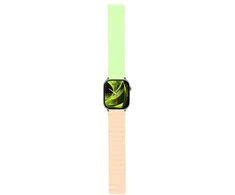 Mobile Origin Magnetinis laikrodžio dirželis II, rožinis/šviesiai žalias - Apple Watch 49mm/46mm/45mm/44mm