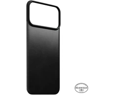 Dėklas Nomad Magnetinė odinė nugarėlė, juoda (Horween), su MagSafe - iPhone 18 Pro Max/17 Pro Max