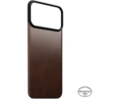 Dėklas Nomad Magnetinė odinė nugarėlė, sendintos rudos spalvos (Horween), MagSafe - iPhone 18 Pro Max/17 Pro Max