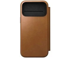 „Nomad Modern“ odinis dėklas, angliško gelsvo atspalvio – „iPhone 17 Pro Max“