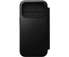 Dėklas Nomad Modern Leather Folio, juodas - iPhone 17 Pro