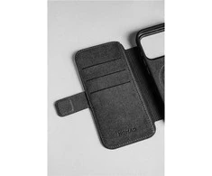 Dėklas Nomad Modern Leather Folio, juodas - iPhone 17 Pro