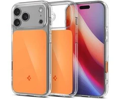 Dėklas „Spigen Ultra Hybrid T MagSafe“, blizgus oranžinis - iPhone 17 Pro Max