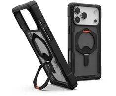 Dėklas Urban Armor Gear UAG Plasma XTE Magsafe,Juodas/Pop Oranžinis - iPhone 17 Pro Max
