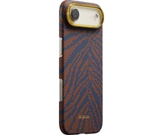 Dėklas Pitaka Edge Case „Venų kvėpavimas“, ugninė oranžinė - iPhone Air