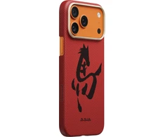 Pitaka Edge dėklas, Ink Horse Cinnabar – Apple iPhone 17 Pro