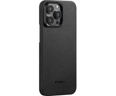 Pitaka MagEZ 4 600D dėklas, juodos spalvos twill – Apple iPhone 15 Pro Max