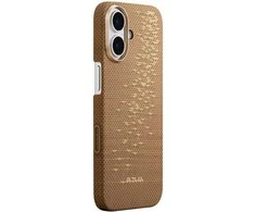 Dėklas Pitaka Ultra-Slim Case, Golden Glint - iPhone 17