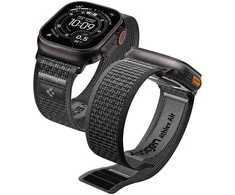 Spigen Athlex Air 2 aktyvus dirželis, juoda-pilka - Apple Watch 49 mm/46 mm/45 mm/44 mm