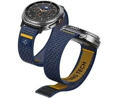 Spigen Athlex Air aktyvus dirželis, tamsiai mėlynas - Samsung Galaxy Watch 8 46mm/44mm/40mm