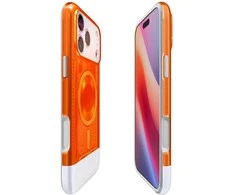 Dėklas Spigen Classic C1 MagSafe, tangerine - iPhone 17 Pro