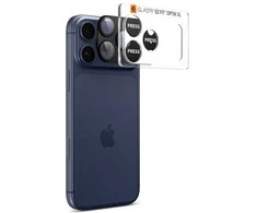 Spigen Glass tR EZ Fit Optik Pro XL 1 Pack, juodas - iPhone 17 Pro Max