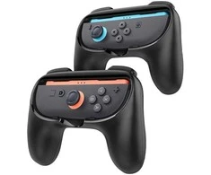 Dėklas Spigen Joy-Con Grip NS100, juodas - Nintendo Switch 2