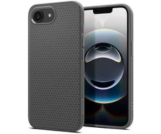 Dėklas Spigen Liquid Air, marmuro pilkumo - iPhone 16e